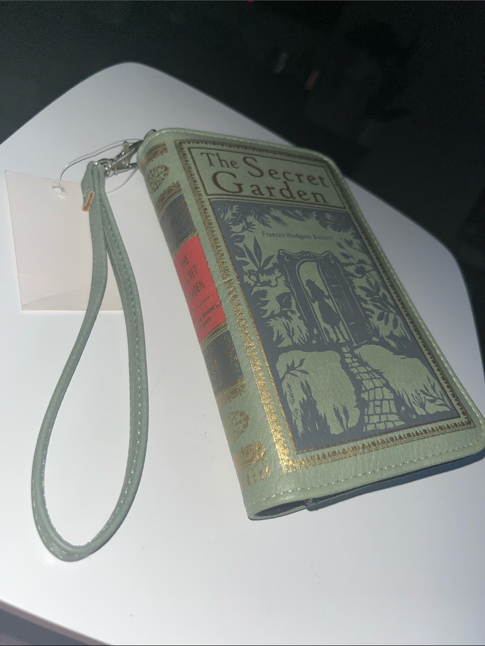 The Secret Garden Wristlet Wallet - Sage Green - Picture 2 of 6